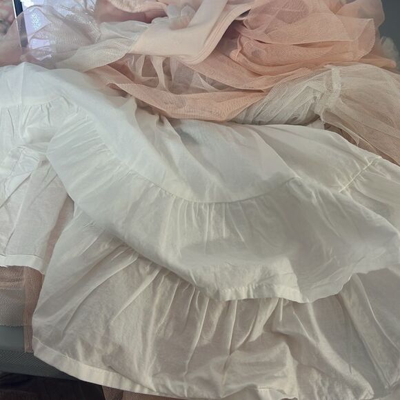 4pc Cynthia Rowley 5T Girls Dusty Pink Unicorn Outfit ~ 2 Headbands - Picture 3 of 5